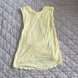 Balance yellow open back tank